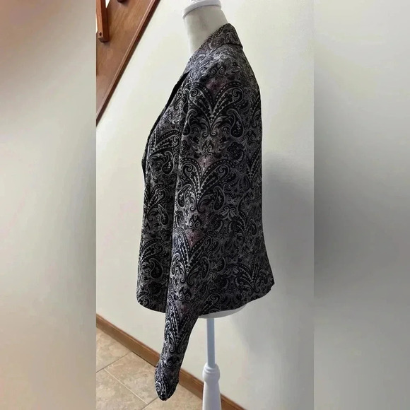 dressbarn | women’s brocade blazer/jacket. Size: 8. - Picture 12 of 16